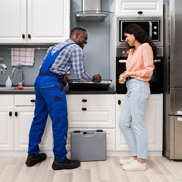 what kind of warranty do you offer on your cooktop repair services in Fredericktown PA